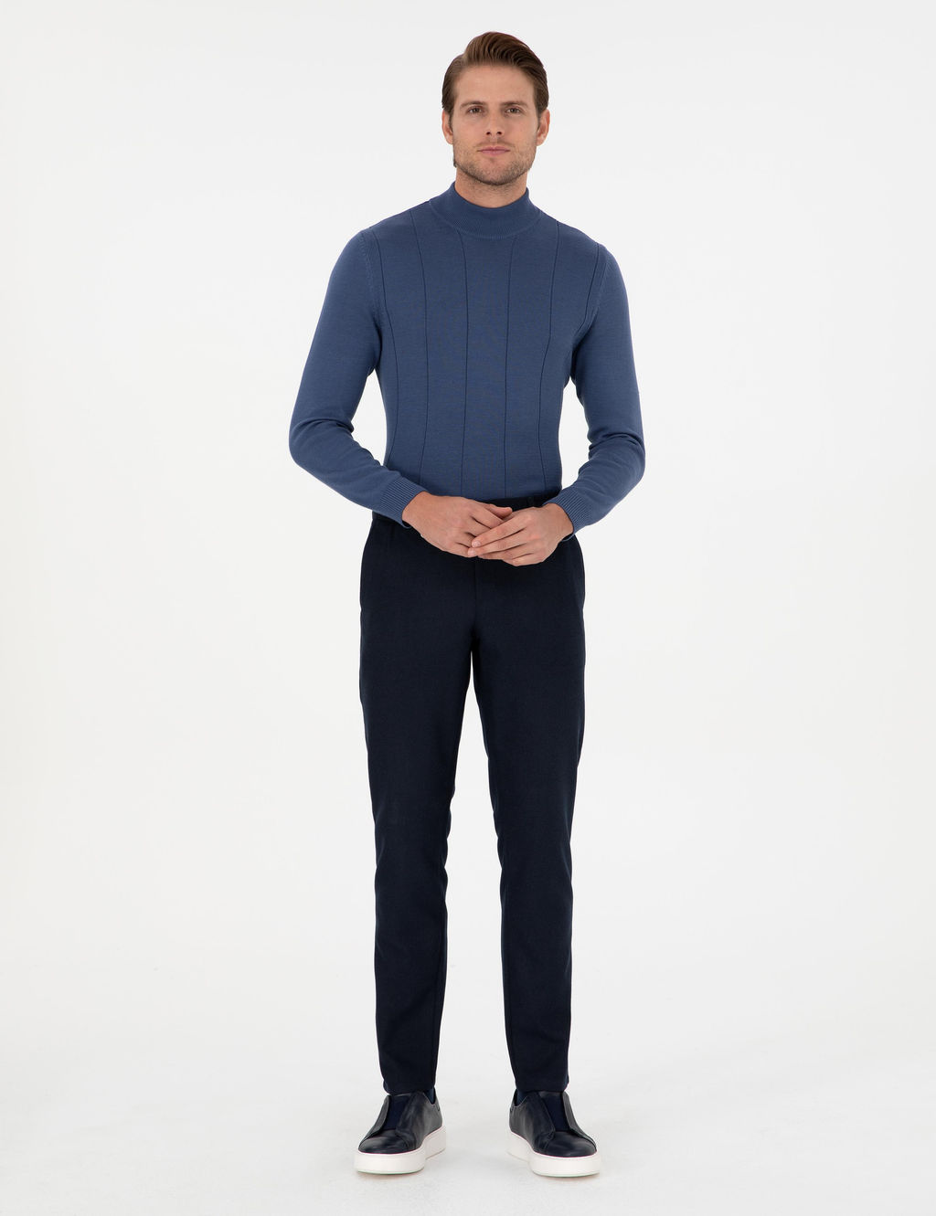 Lacivert Ex. Slim Fit Kuma_ Pantolon