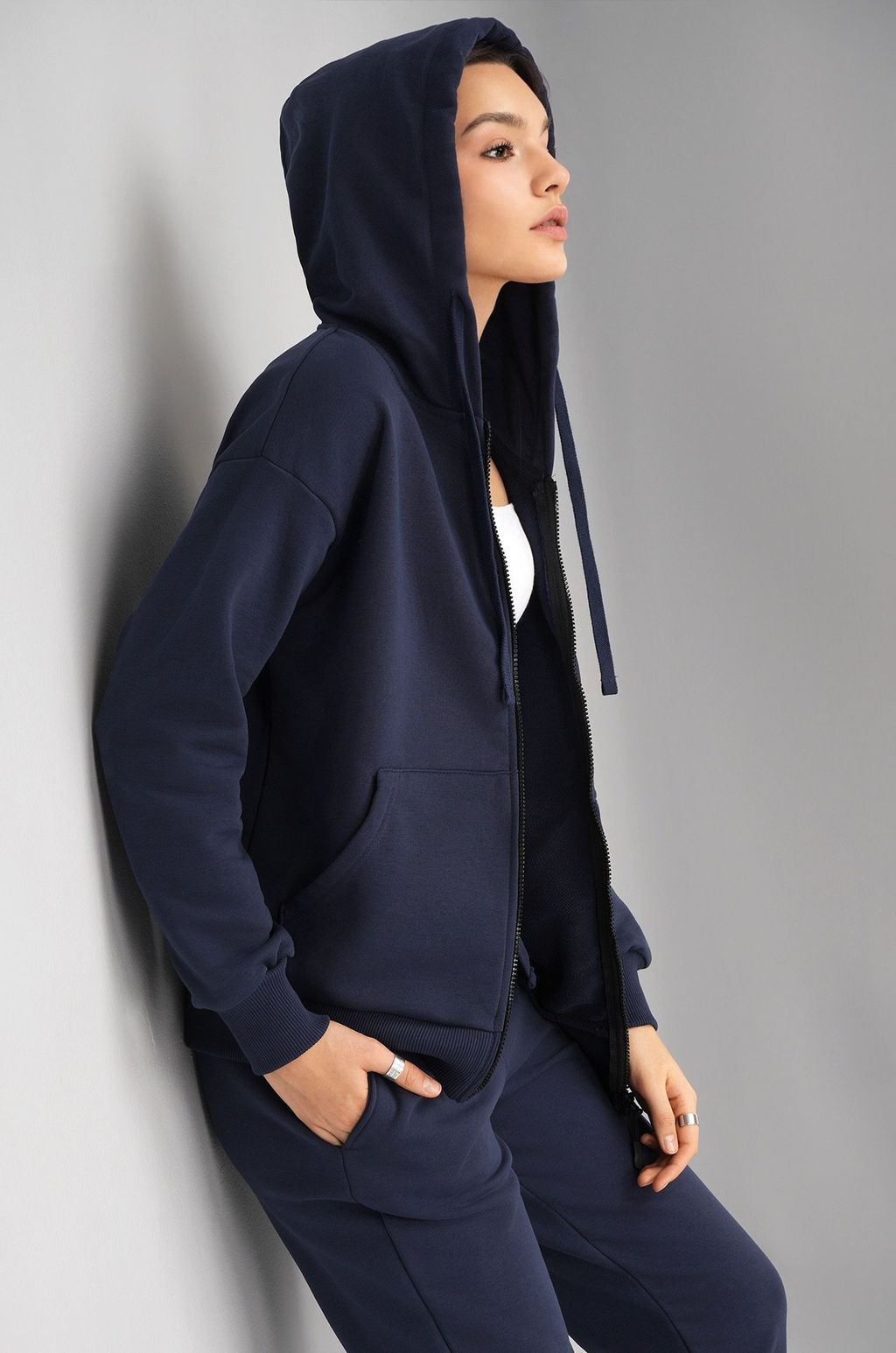 Женский спортивный костюм из футера трехнитки Happyfox