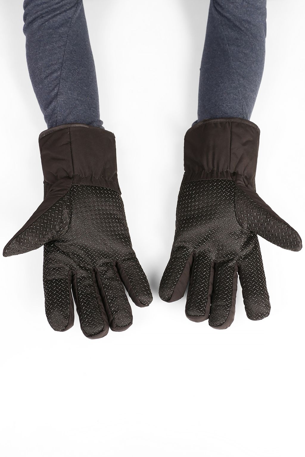 2-58 0708.С3 Перчатки мужские утепленные для сенсорных экранов - Almond фото 3