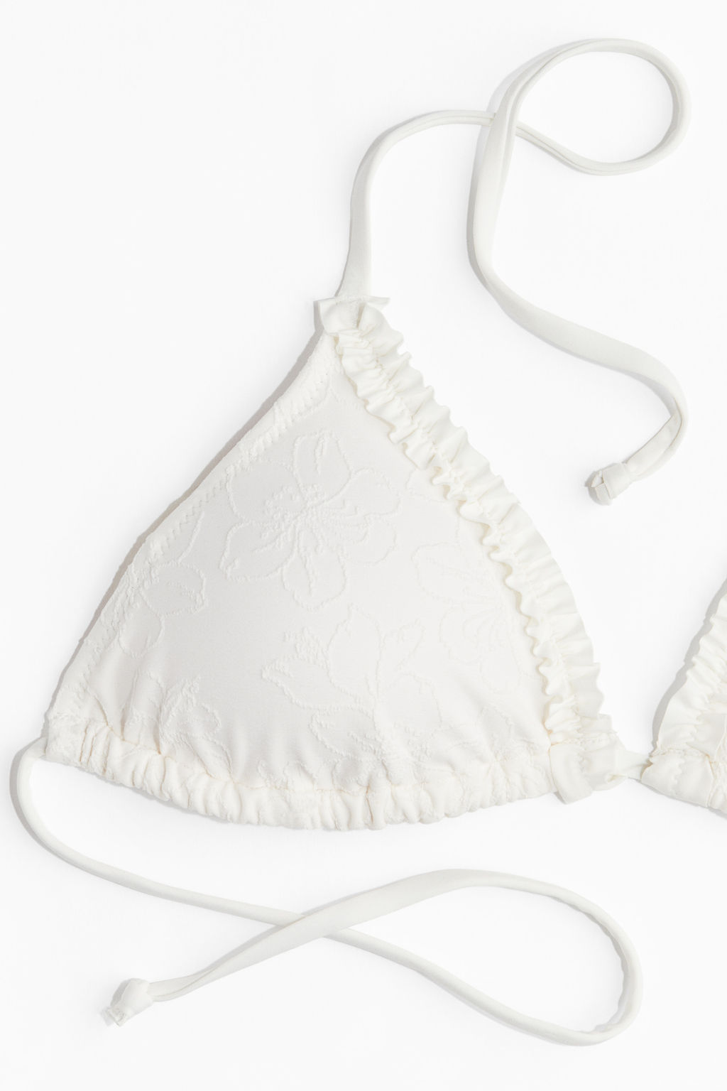Top de bikini triangular con relleno - H&m фото 2