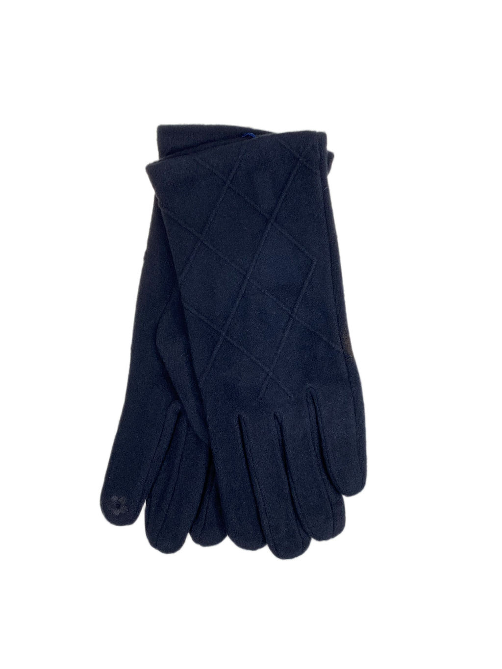 Перчатки осенние из мягкого трикотажа, цвет черный