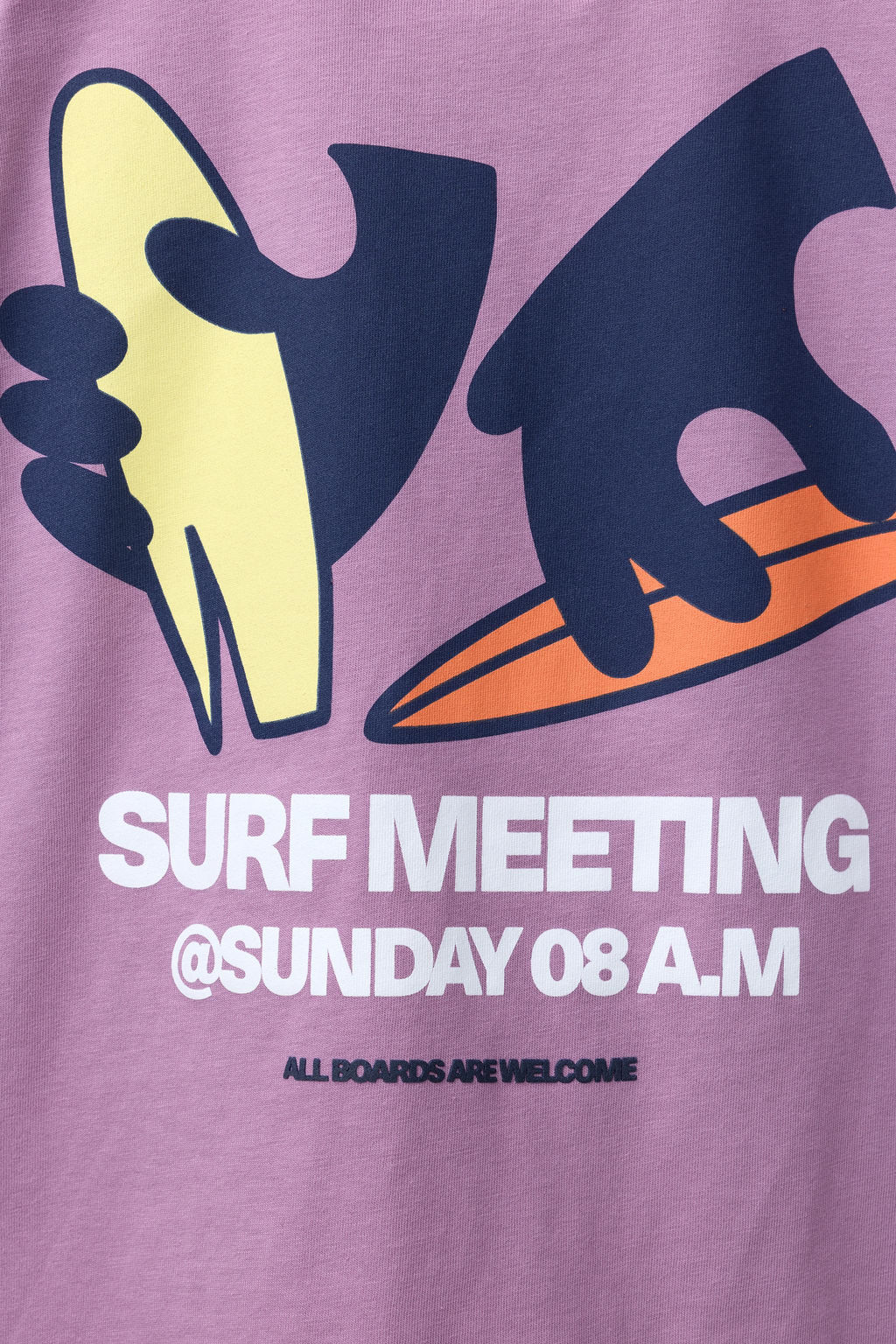 CAMISETA ESTAMPADO SURF / Morado - Zara фото 8