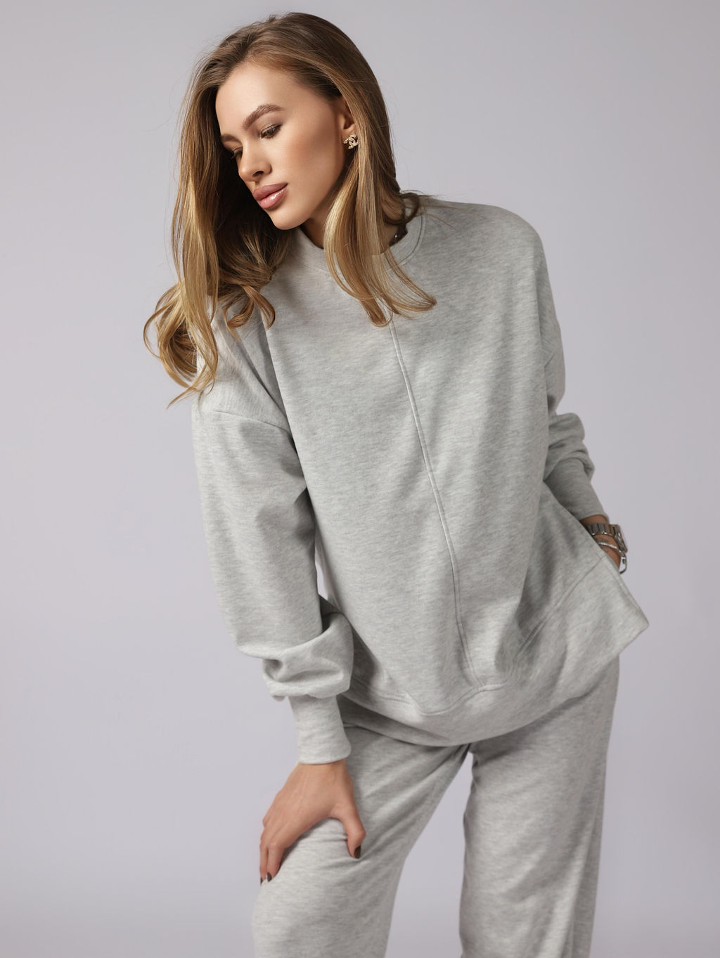 Женский Женский костюм СК030 Серый от Спортсоло