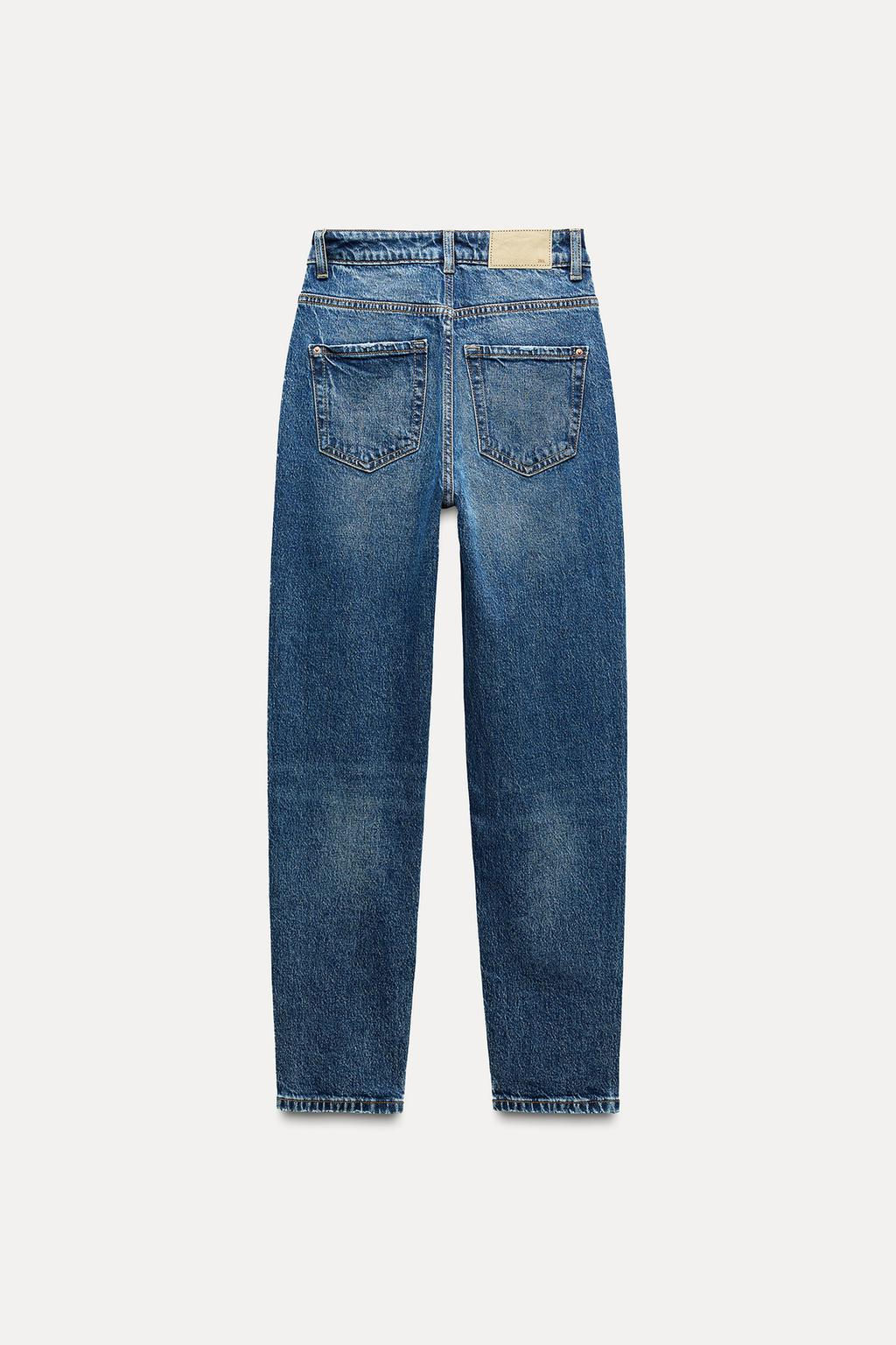Z1975 MOM-FIT HIGH-WAIST JEANS - Zara фото 7