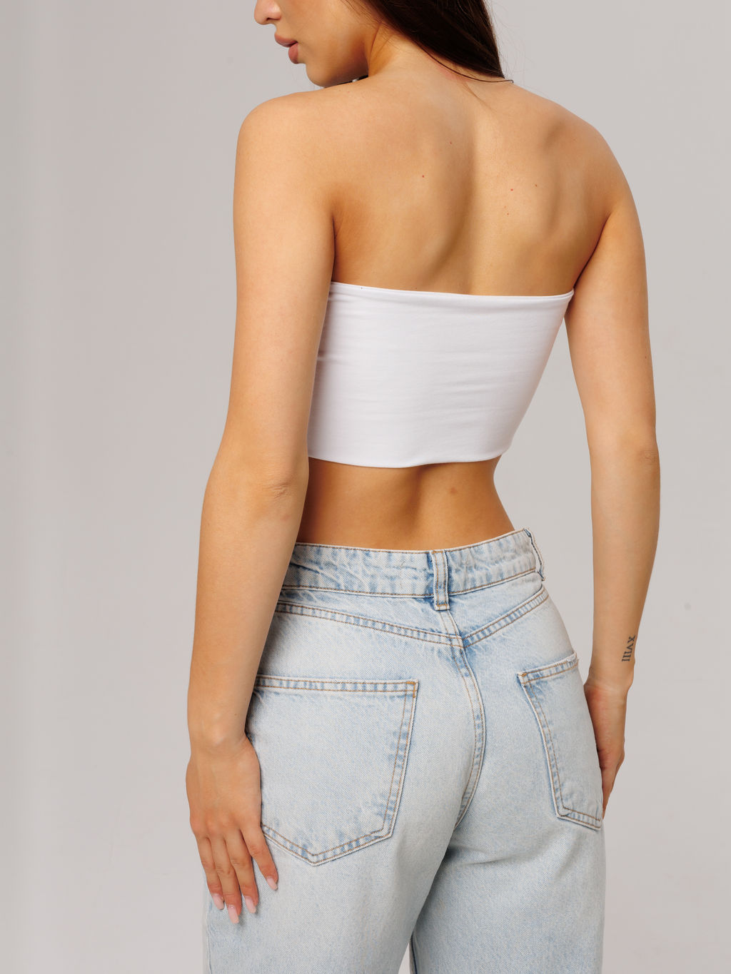 Женский топ-бандо Lingeamo белый ЛТ-10 (1)  фото 4