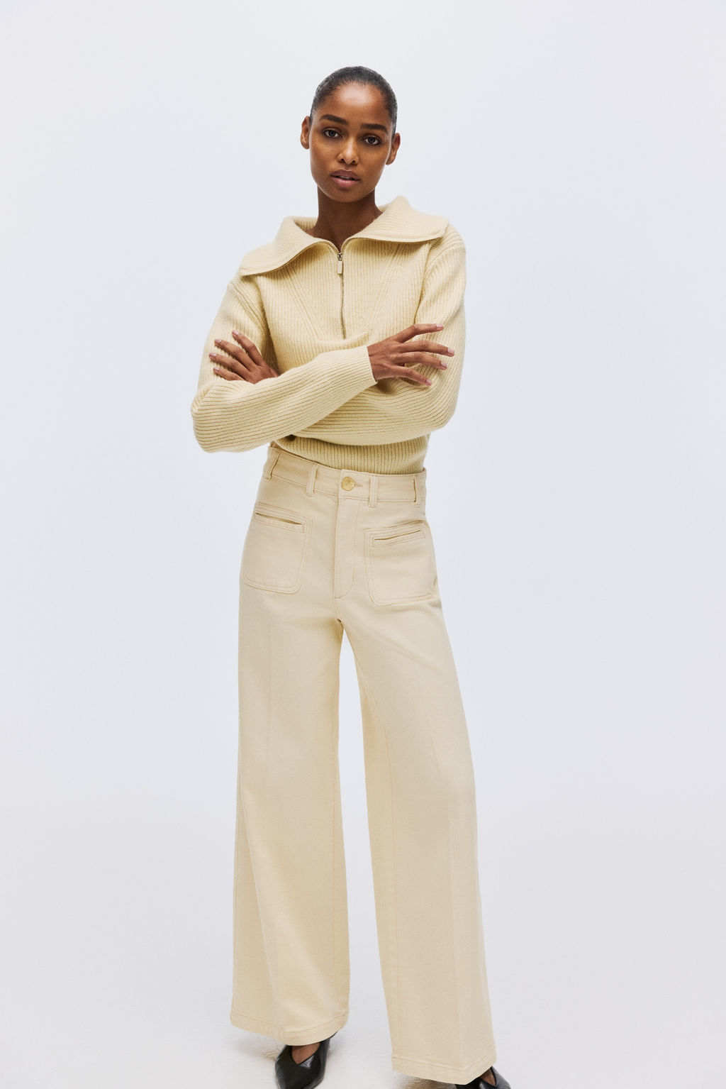 Wide High Jeans - H&m фото 6