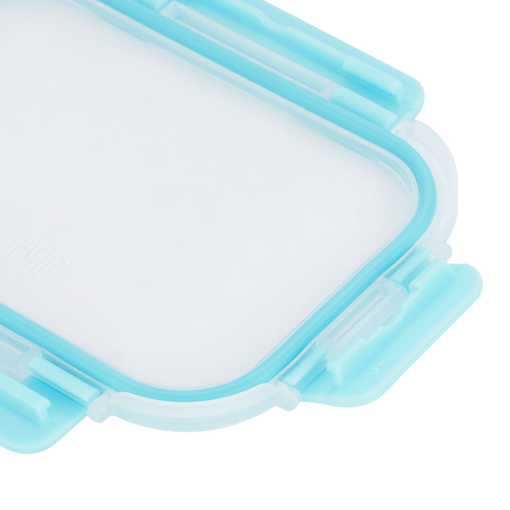 50976 GIPFEL Контейнер стеклянный AVALANCHE 640 мл/ 18х14х6 см с герметичной крышкой. Материал: жаропрочное боросиликатное стекло, пластик, силикон  фото 3