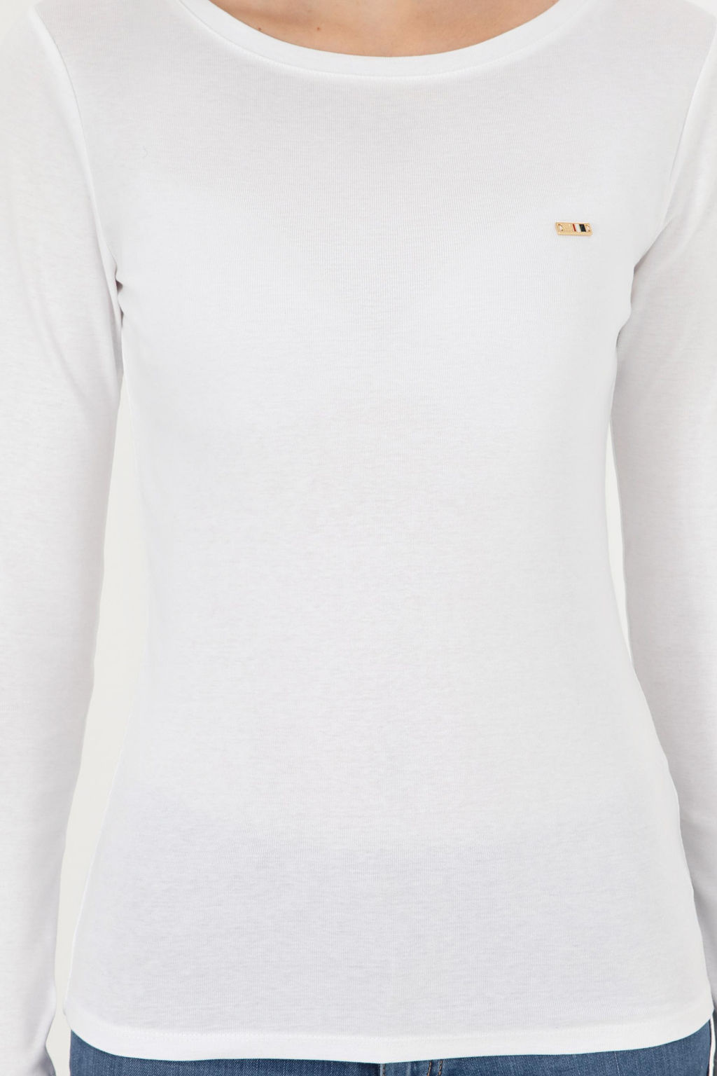 Женский белый свитшот с круглым вырезом Неожиданная скидка в корзине - U.s. polo assn фото 6