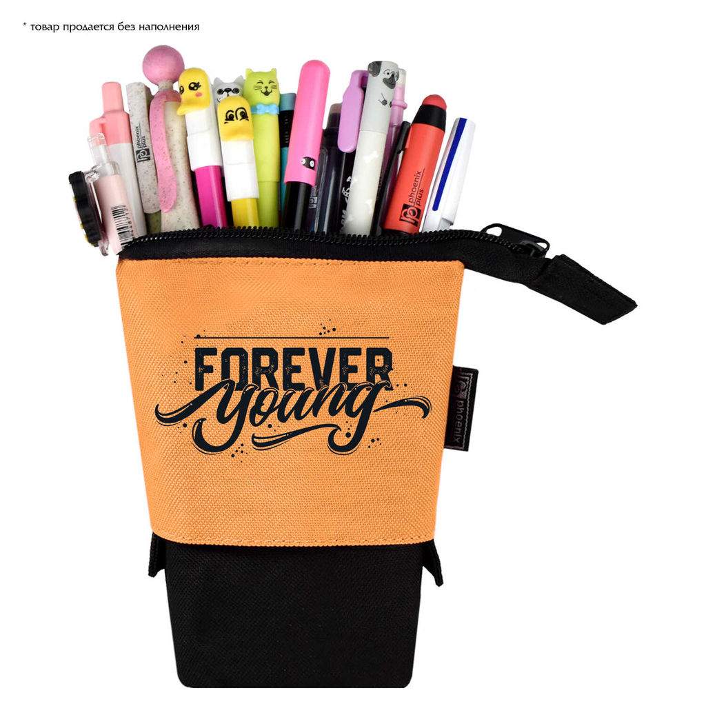 Пенал школьный, арт.58377/ 24 ОРАНЖЕВЫЙ - Феникс+ фото 4