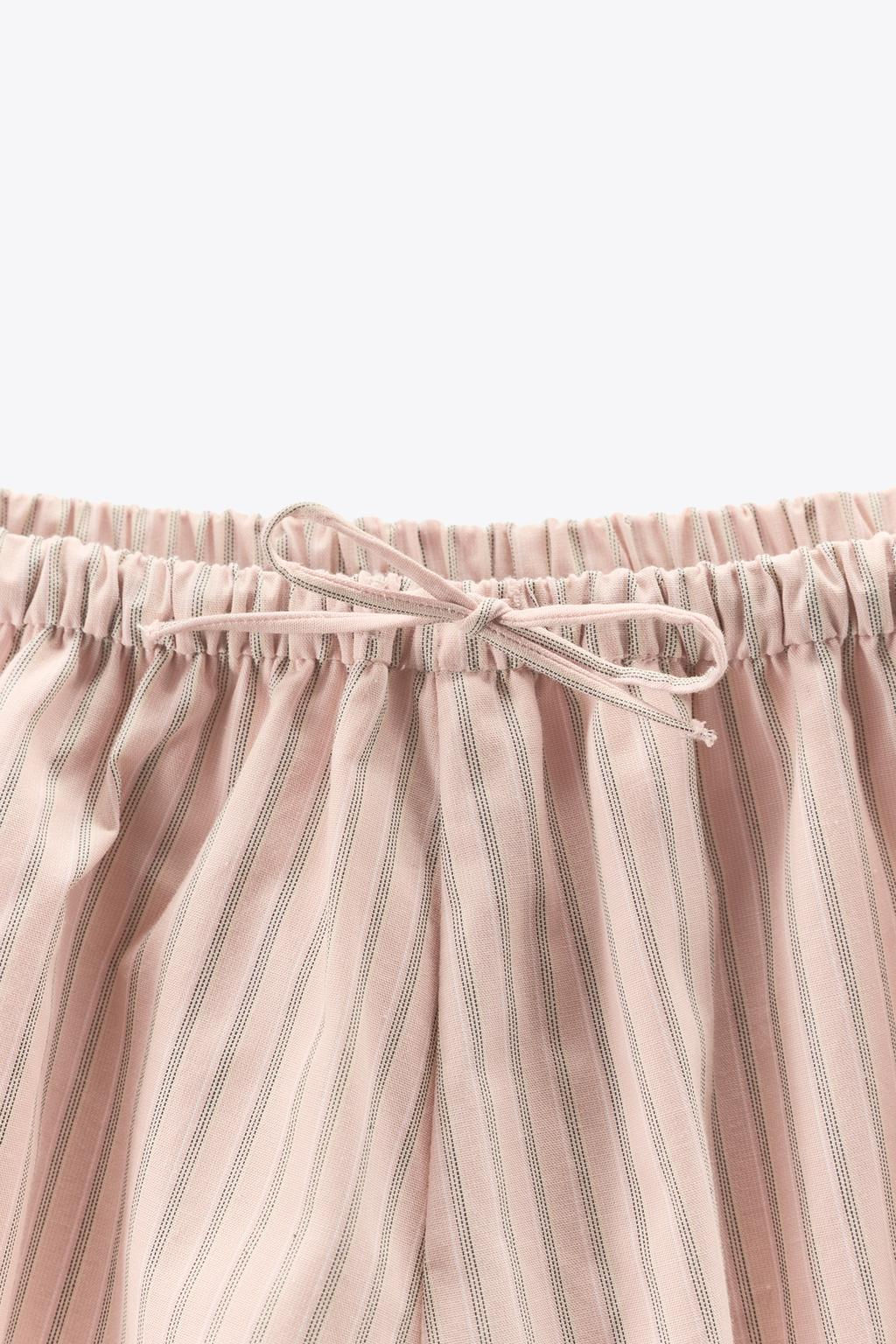 STRIPED CULOTTES SHORTS - Zara фото 5
