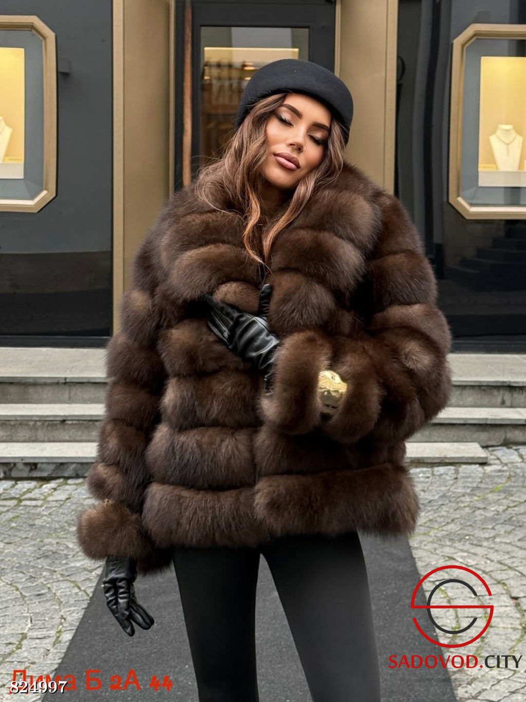 Шуба женская из искусственного меха