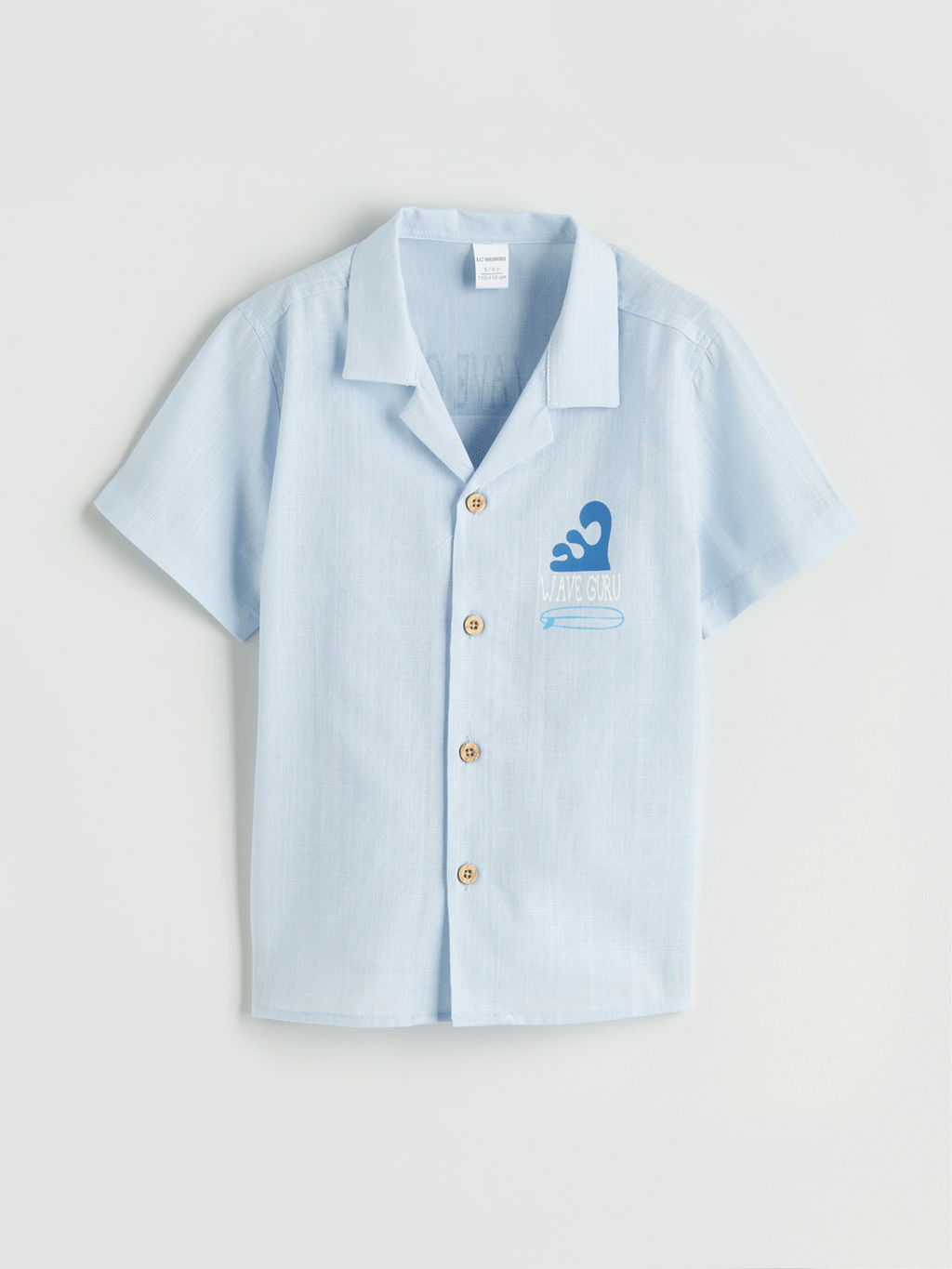 Resort Yaka Bask?l? Erkek ?ocuk G?mlek