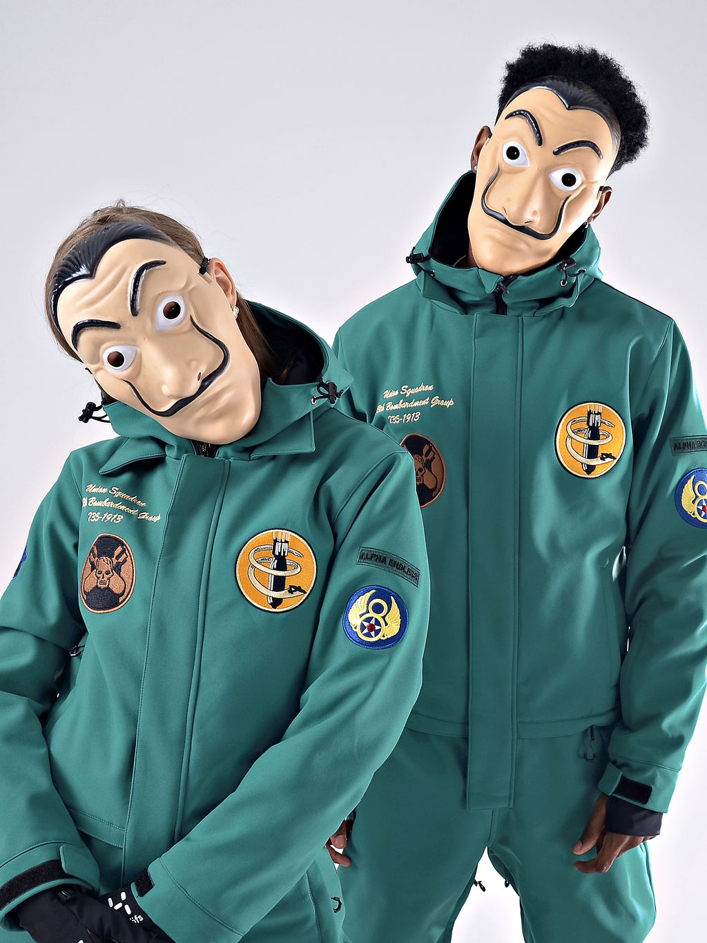 Женский зимний сноубордический комбинезон Alpha Endless 222/220730 GRN Изумрудный  фото 5