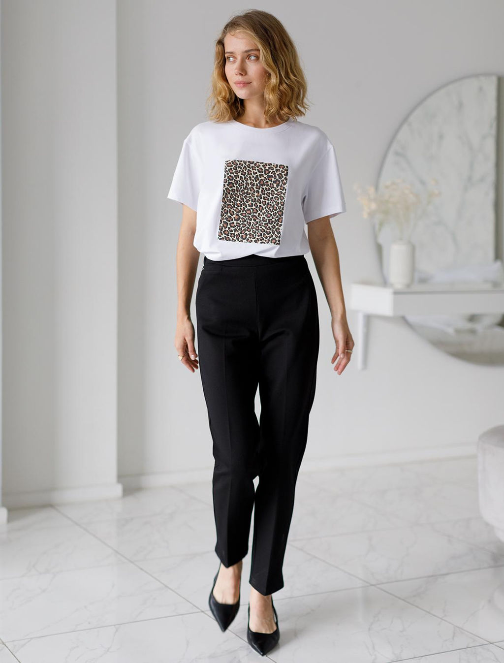 VILATTE / Футболка из премиального хлопка с авторским принтом  фото 6