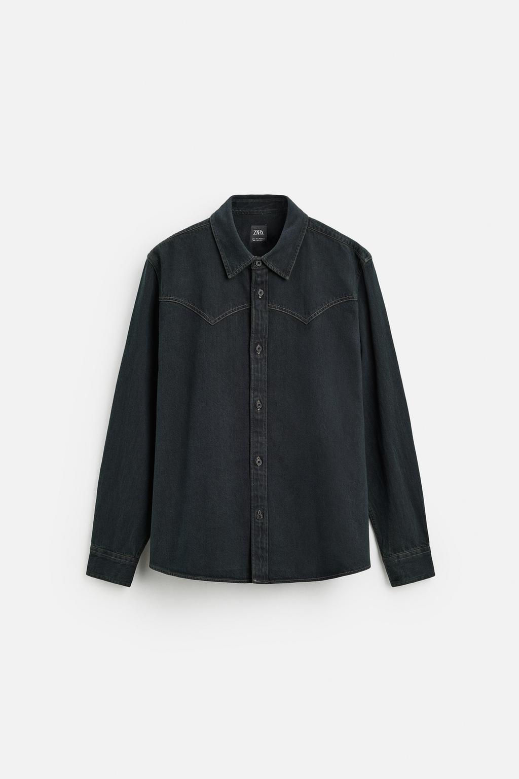 WESTERN DENIM SHIRT - Zara фото 7