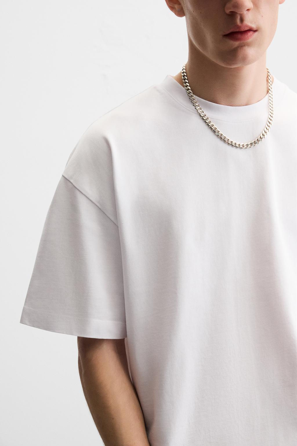 BASIC HEAVY WEIGHT T-SHIRT - Zara фото 8