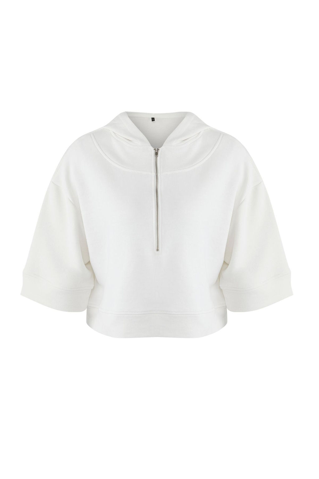 Teen Ekru Kapusonlu Fermuar Detayl? Truvakar Kol Kal?n Orme Sweatshirt TWOAW26SW00024 - Trendyolmilla фото 11