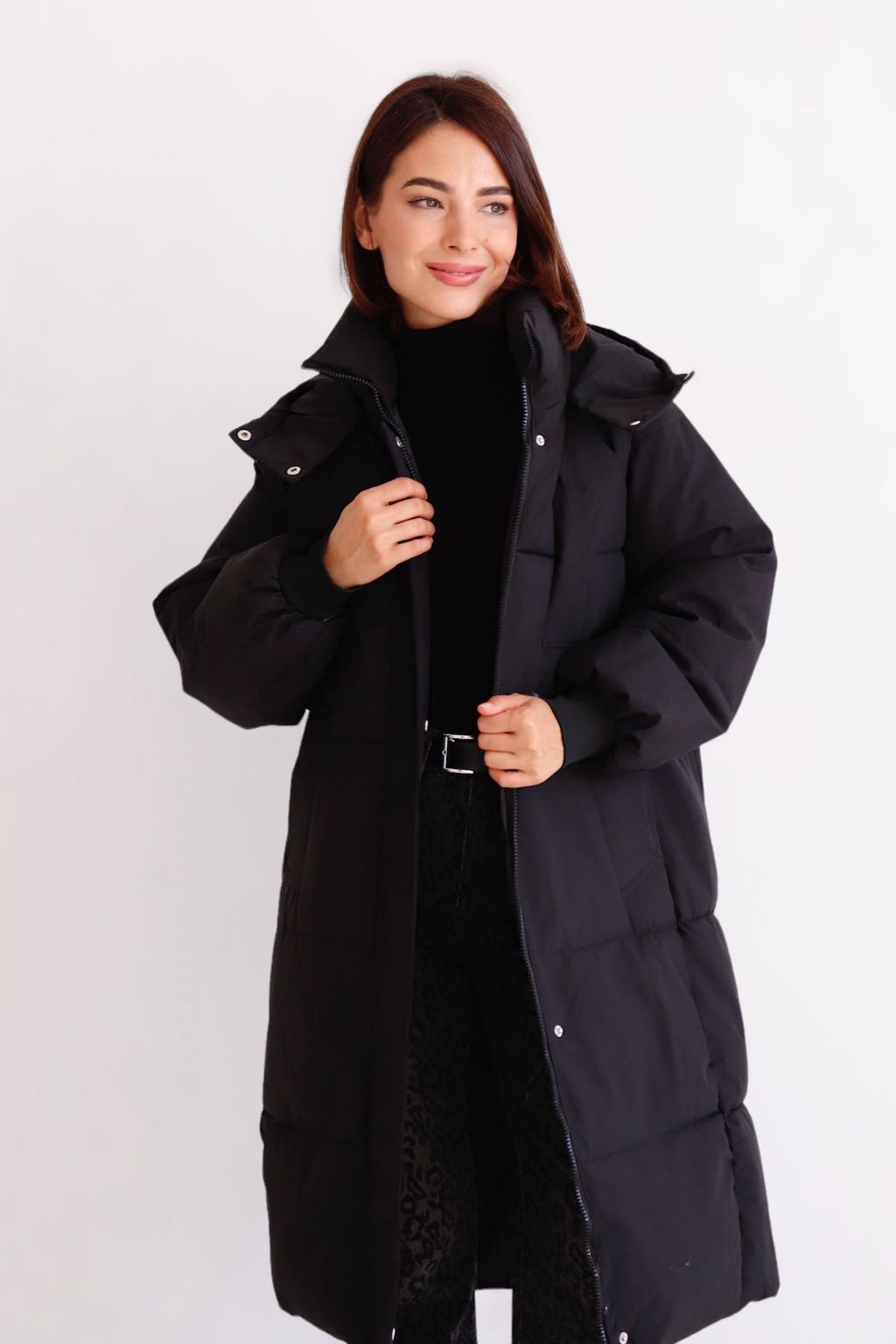 Martichelli Пуховик зимний чёрный  фото 10