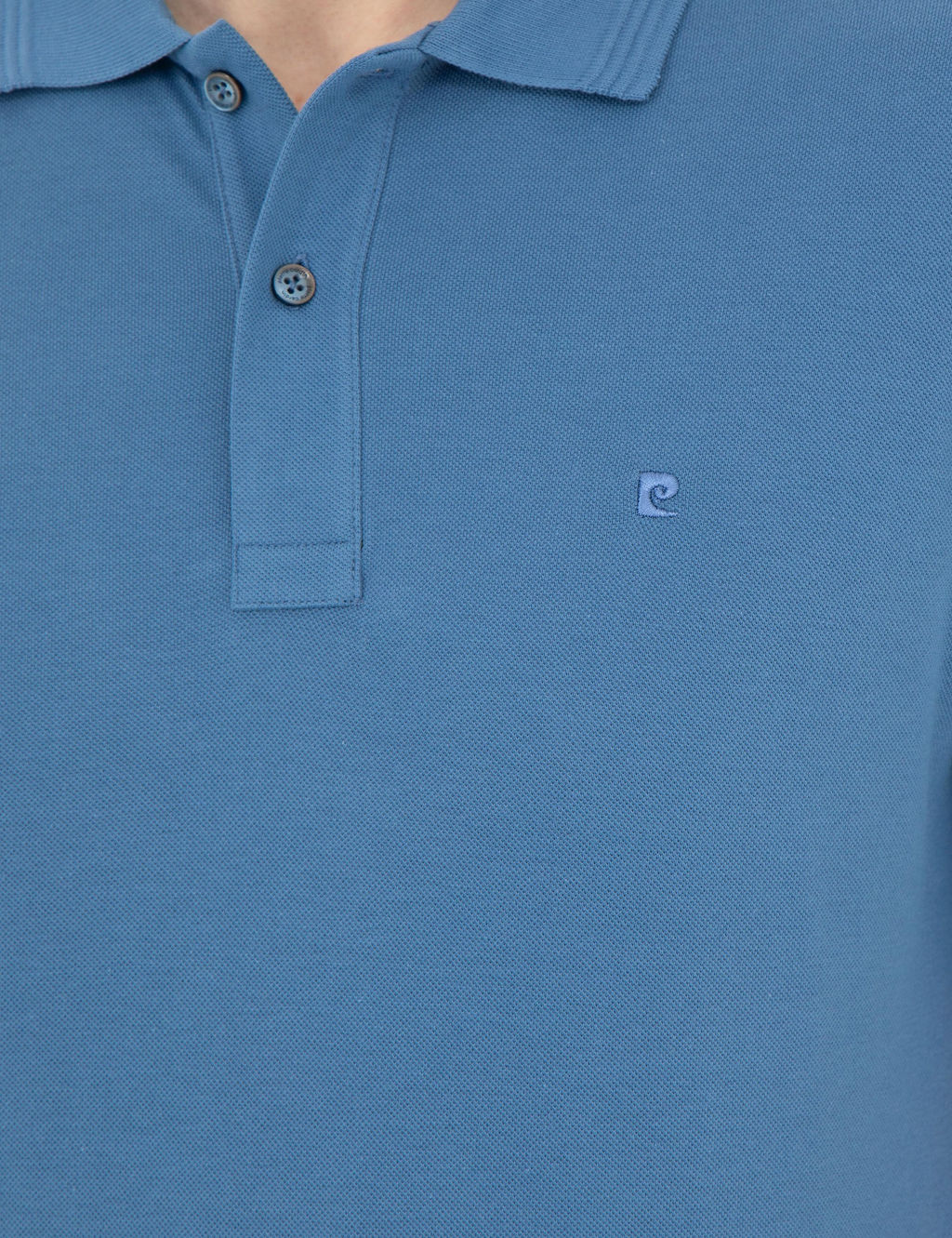 Koyu Mavi Slim Fit Basic Ti__rt - Pierre cardin фото 14