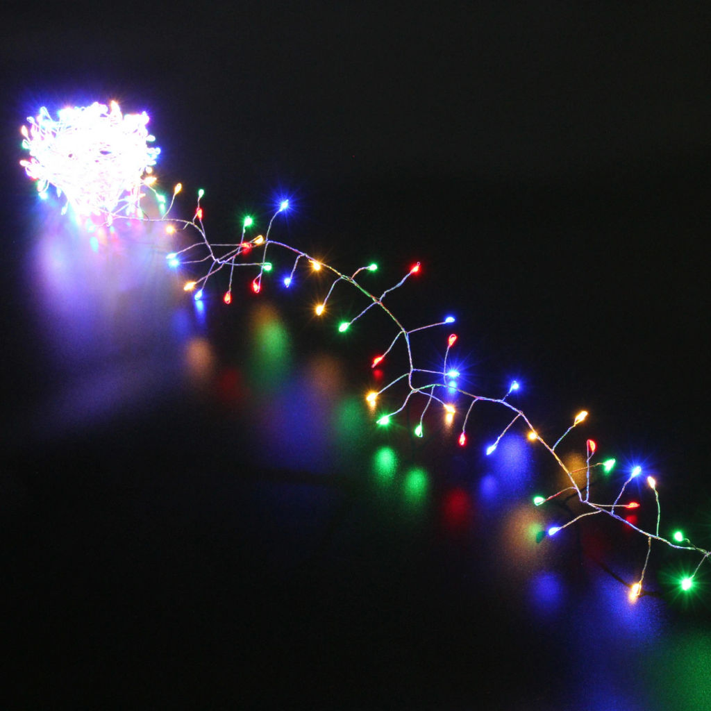 Гирлянда для дома 2,0 м 150 ламп LED "Мишура", IP-40, Мультицвет