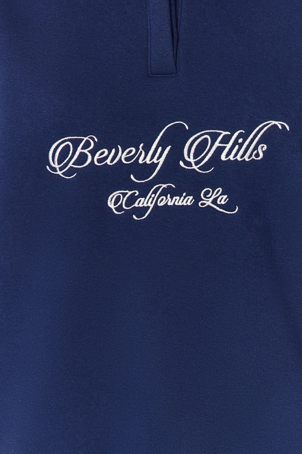 Lacivert Gomlek Yaka Nak?sl? Regular Fit Kal?n Ici Polarl? Orme Sweatshirt TWOAW24SW00182