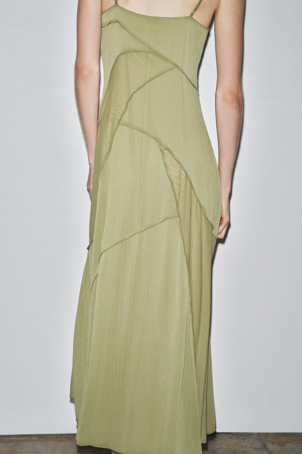 FLOWING COLOUR BLOCK DRESS - Zara фото 11
