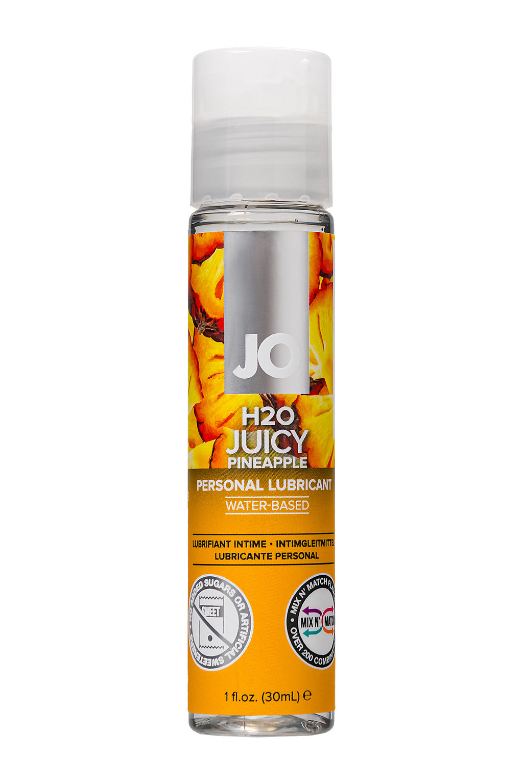 Съедобный лубрикант со вкусом ананаса JO H2O Juicy Pineapple, 30 мл