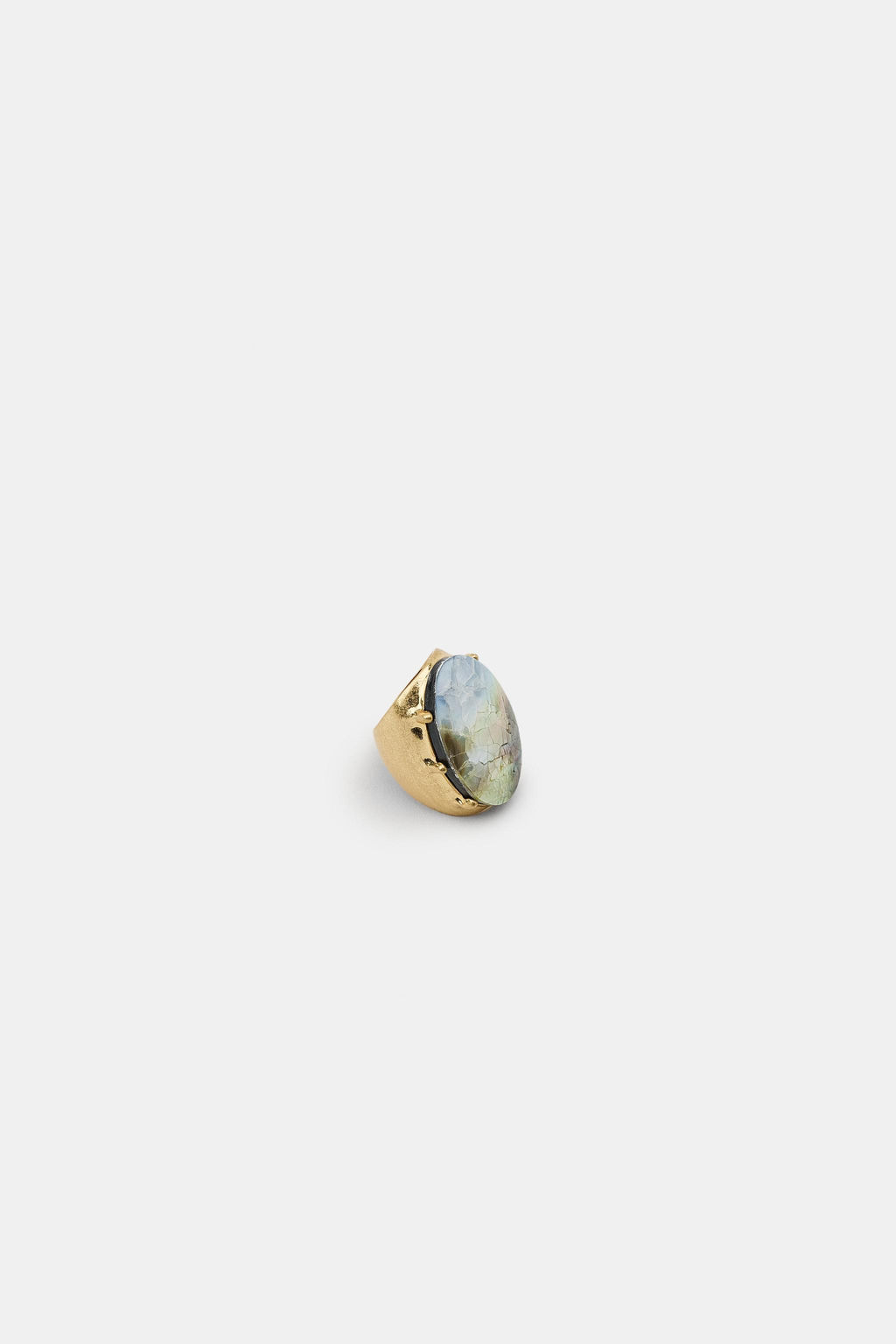 PACK 2 ANILLOS MET?LICOS CONCHA / Dorado - Zara фото 3