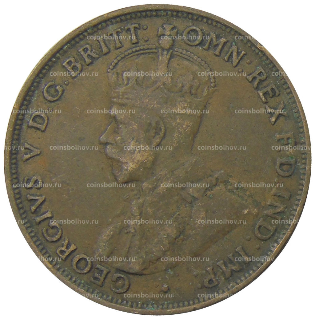 1 пенни 1921 года Австралия