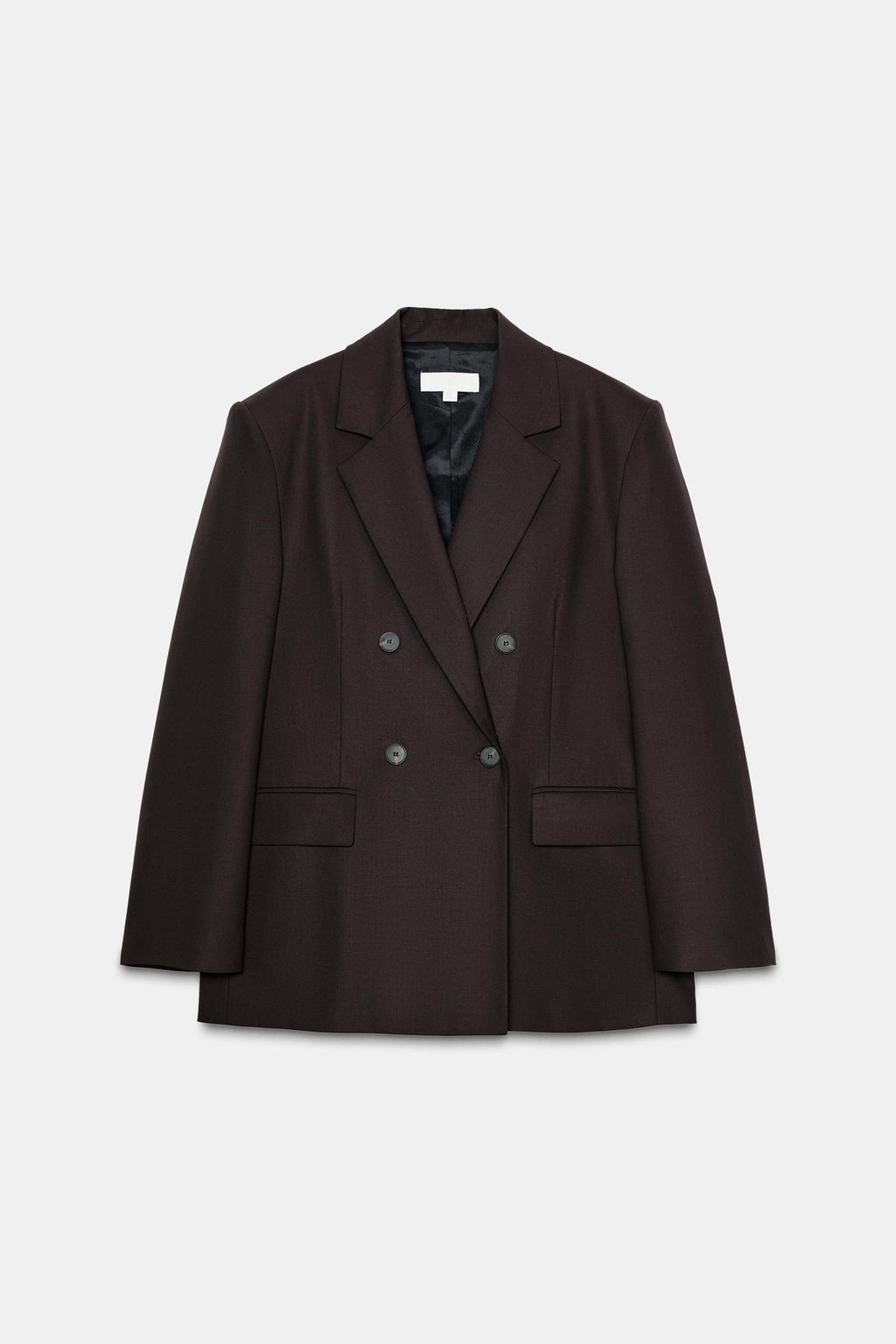 OVERSIZE DOUBLE-BREASTED BLAZER - Zara фото 6