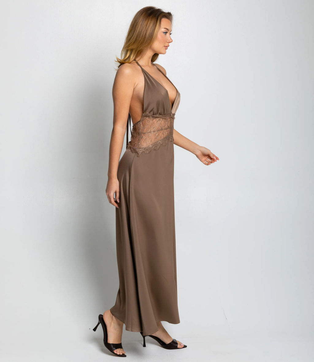 Платье #КТ2573 (1), капучино - Dommod фото 3