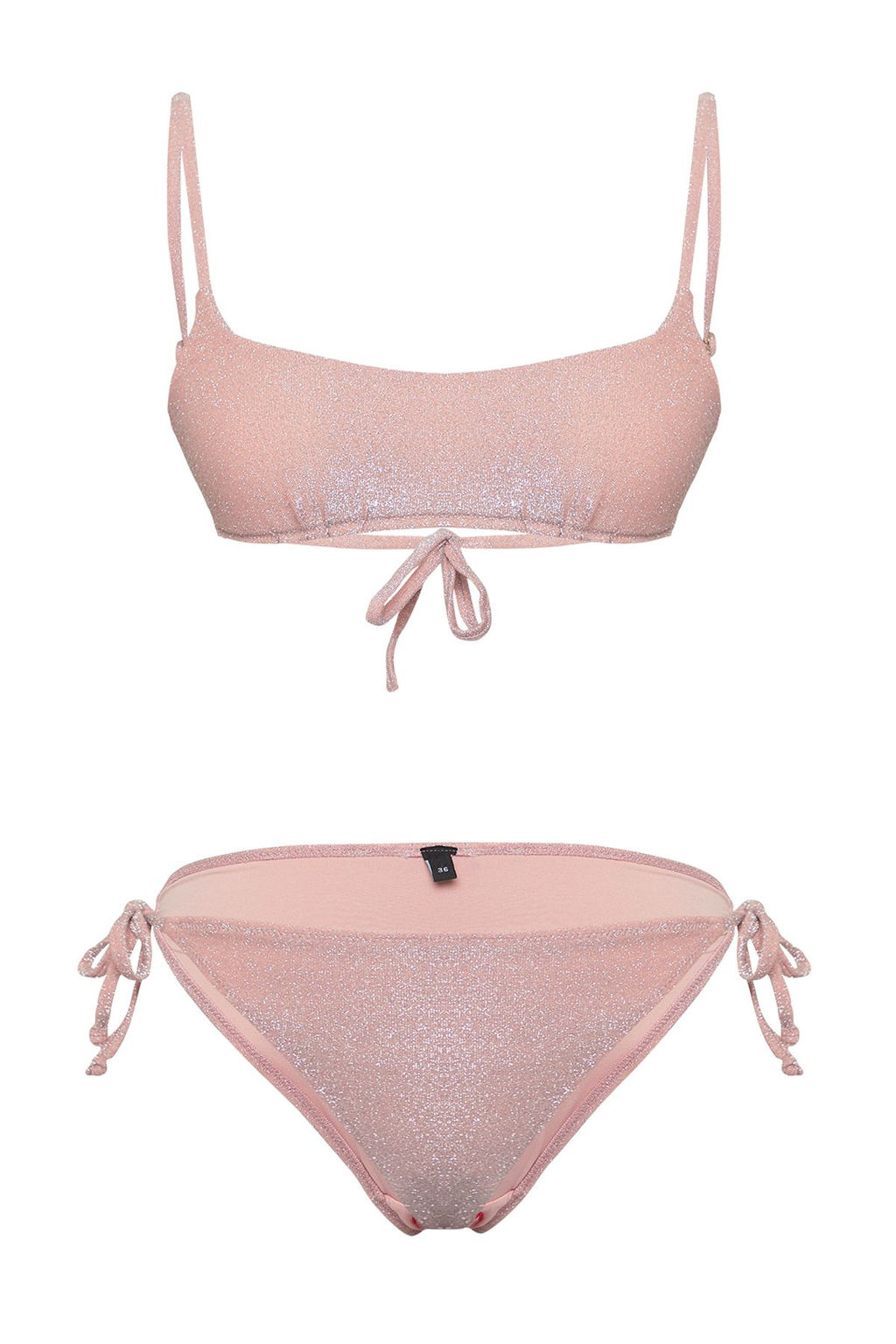 TRENDYOLMILLA Saks Bralette Normal Bel Regular Bikini Tak?m? TBESS25BT00103  фото 8