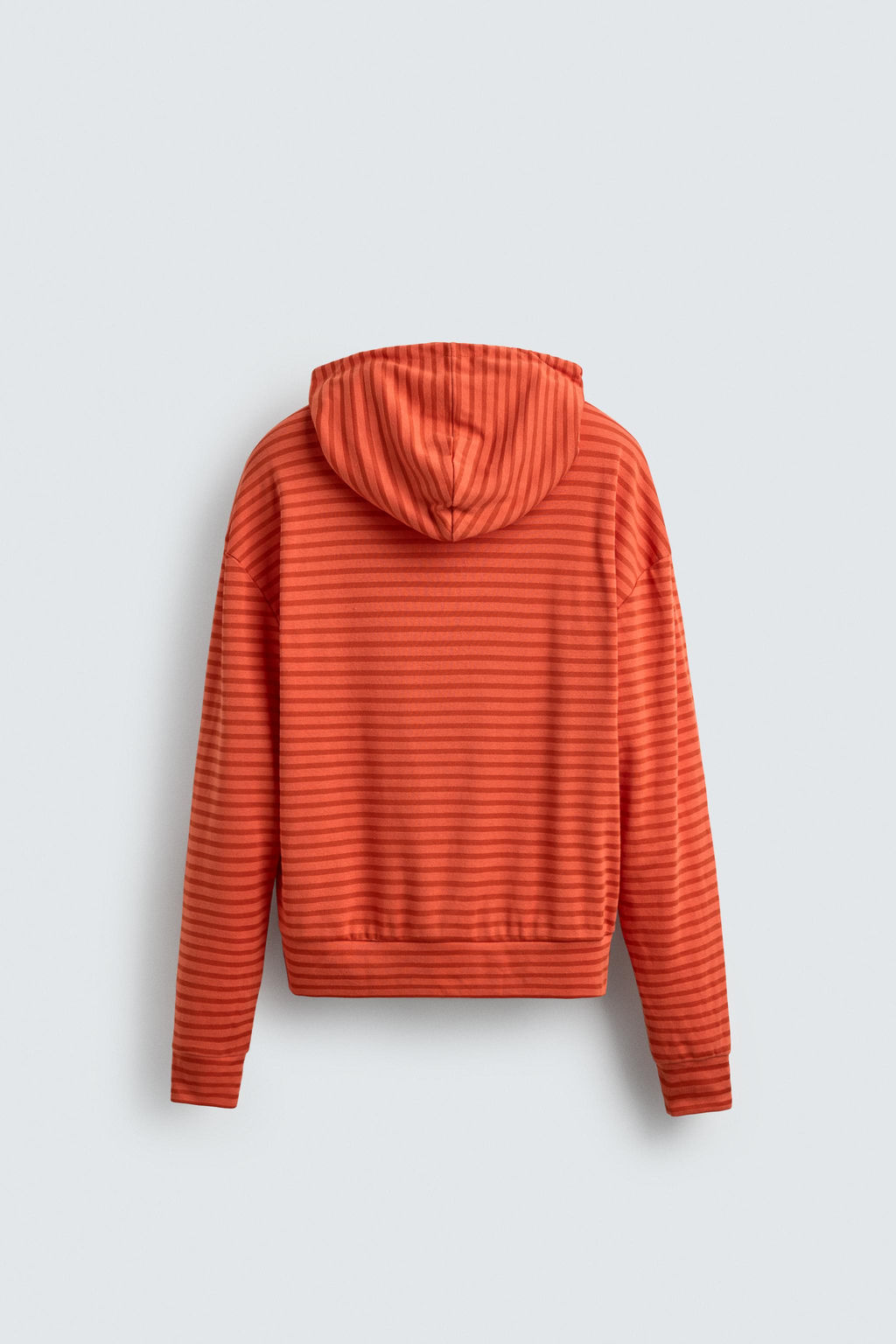 SUDADERA CAPUCHA RAYAS / Naranja - Zara фото 9