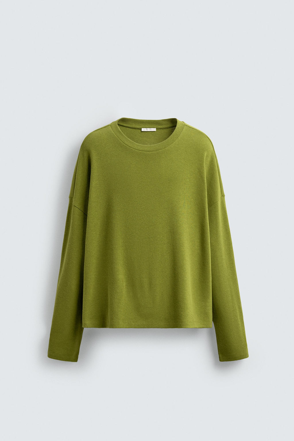 COTTON/LINEN SWEATSHIRT - Zara фото 7