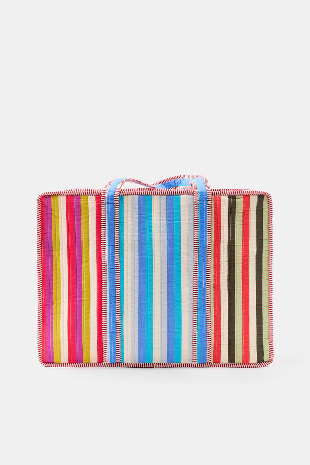 BOLSA ACOLCHADA RAYAS FLORES / Multicolor - Zara фото 5