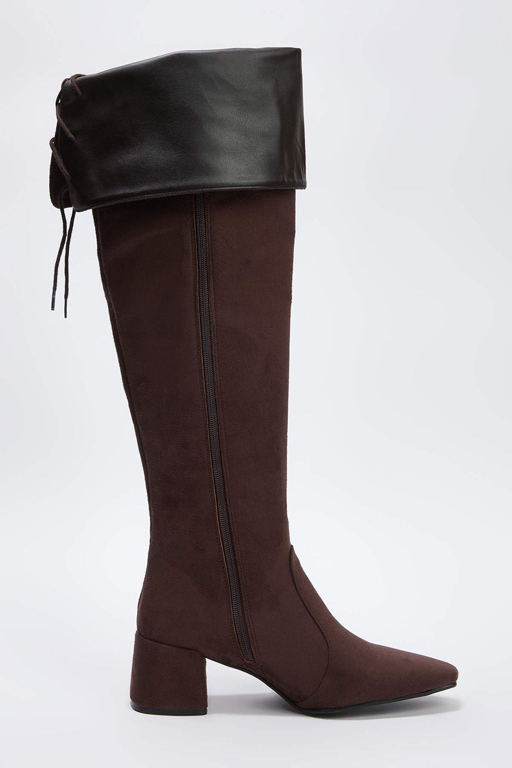 Kahverengi Suet Kad?n 6 cm Topuklu Premium Cizme TAKAW26CZ00041 - Trendyolmilla фото 7