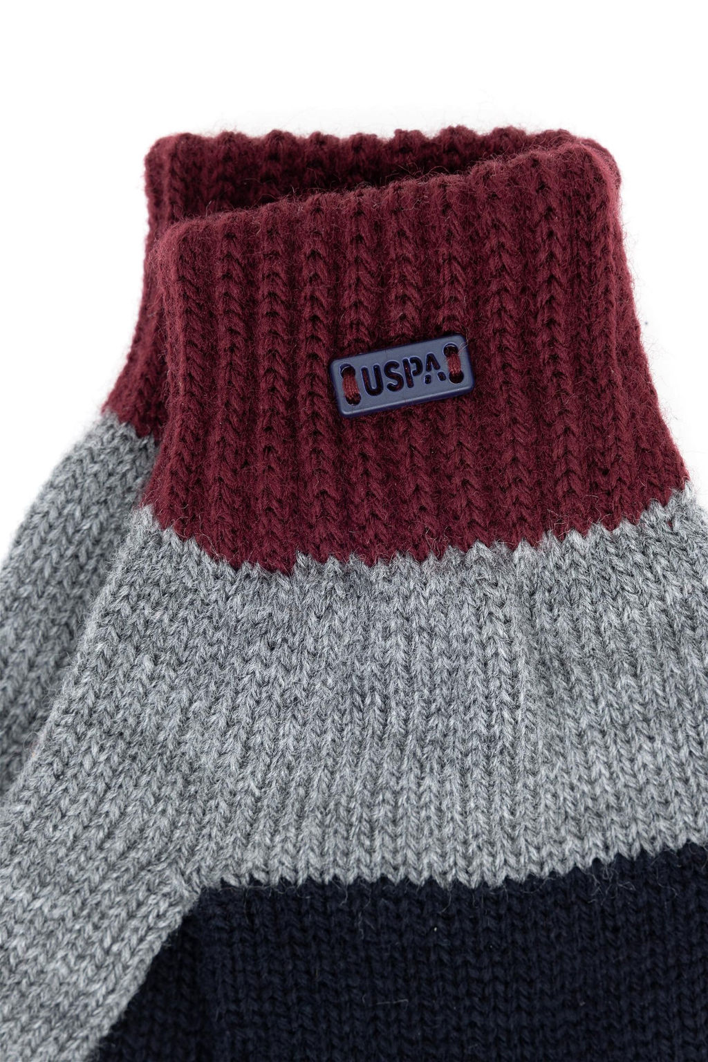 Перчатки темно-синие для мальчика - U.s. polo assn фото 3