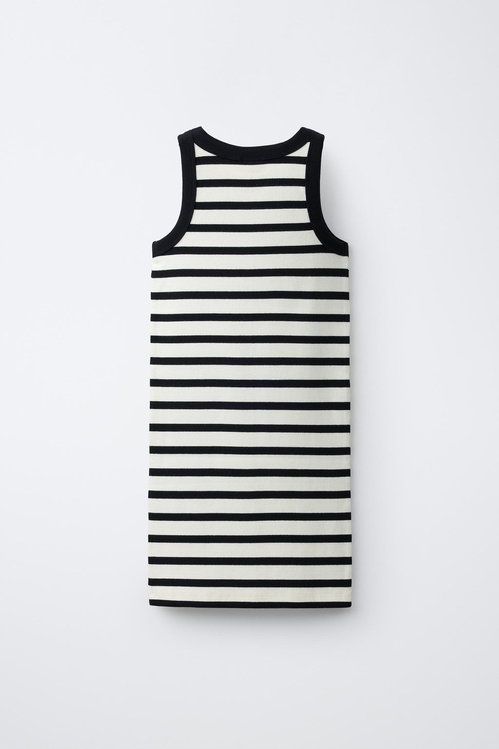 VESTIDO RIB RAYAS / Negro / Crudo - Zara фото 2