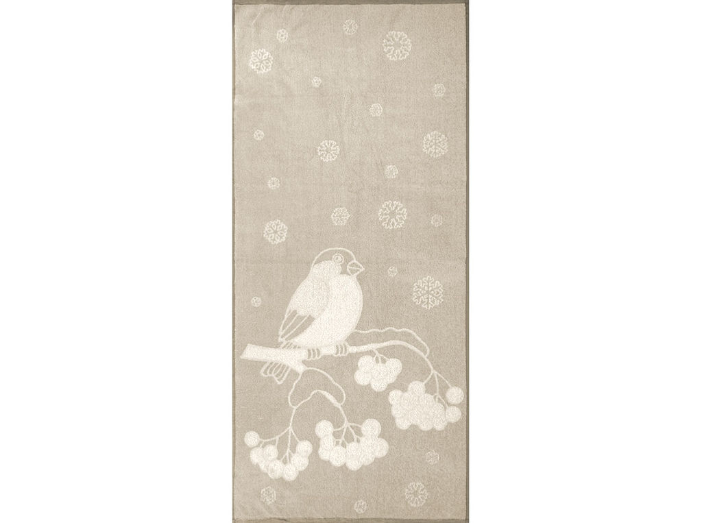 6с102.511ж2 Зимняя сказка (лен3) Полотенце махровое 67х150см