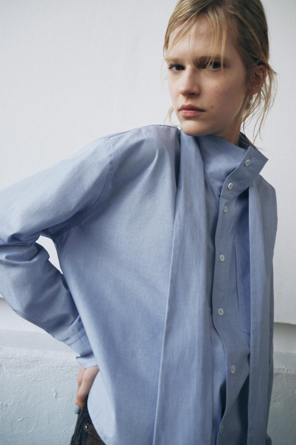 ZW COLLECTION BOW SHIRT - Zara фото 4