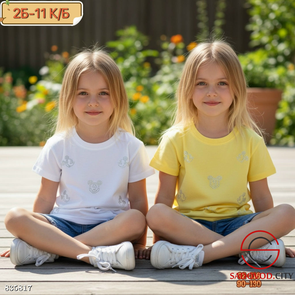 Футболка для девочки с рисунком