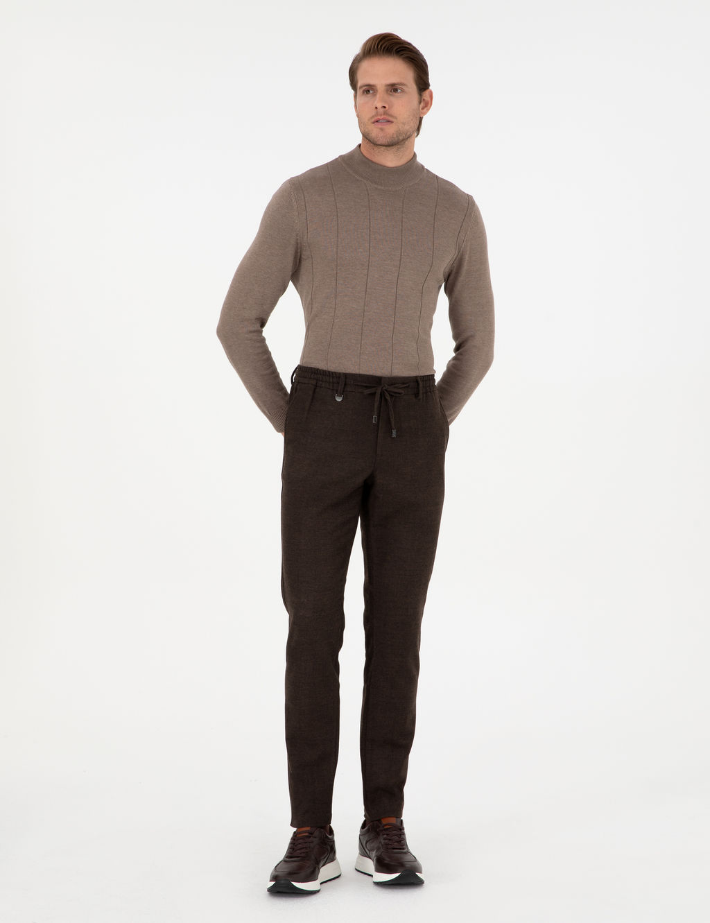 Kahverengi Ex. Slim Fit Kuma_ Pantolon