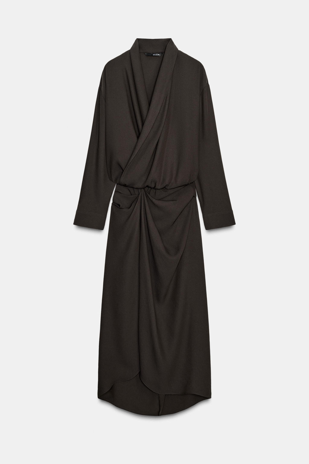 ZW COLLECTION DRAPED DRESS - Zara фото 8