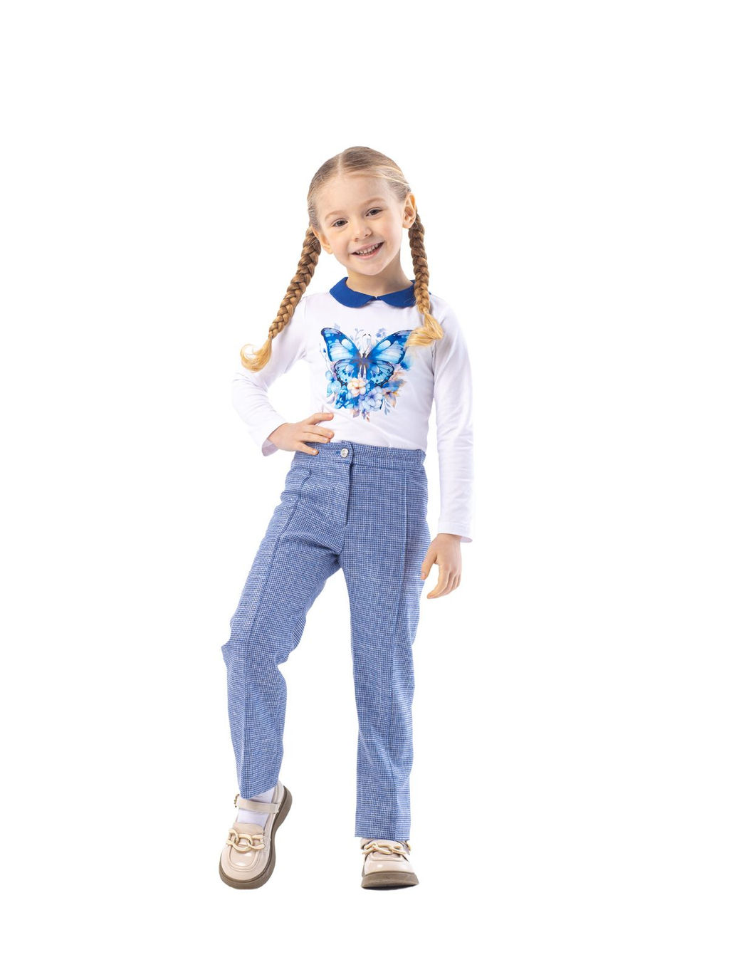 Брюки для девочки О66662 - Карамелли фото 8