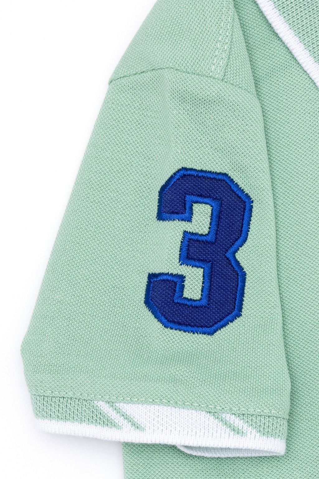 Мятно-зеленая футболка с воротником поло для мальчиков для мальчиков - U.s. polo assn фото 4