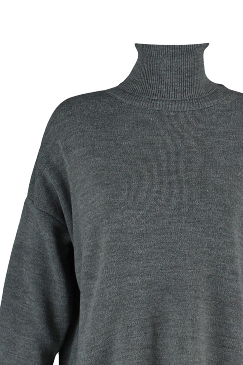 Gri Genis Kal?p Basic Triko Kazak TWOAW23KZ00206