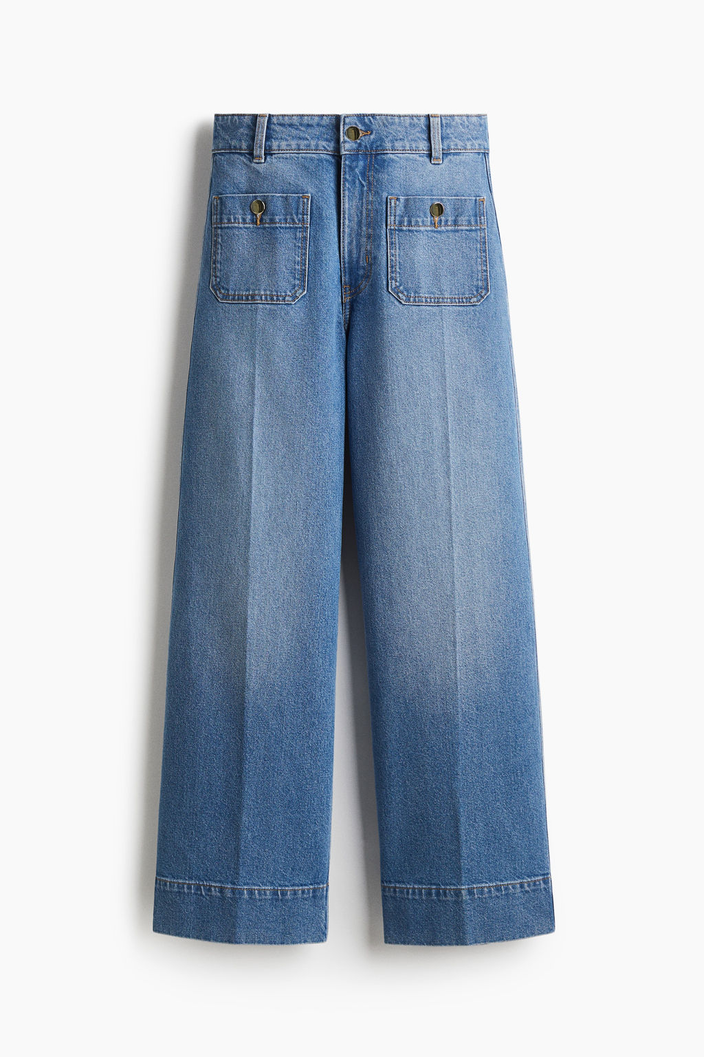 Wide High Ankle Jeans - H&m фото 2