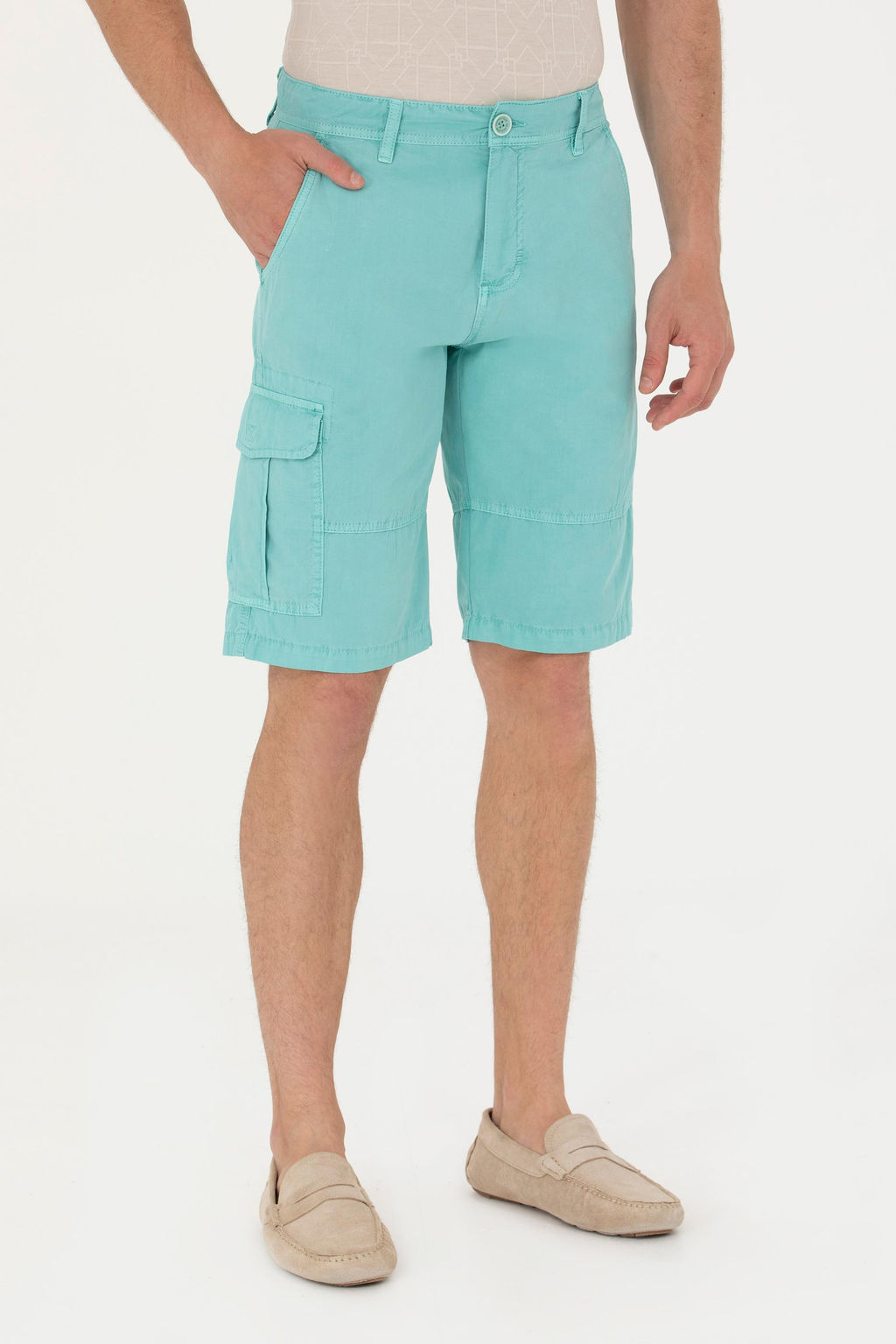 U. S. Polo Assn Мужские мятные тканые шорты - U.s. polo assn фото 16