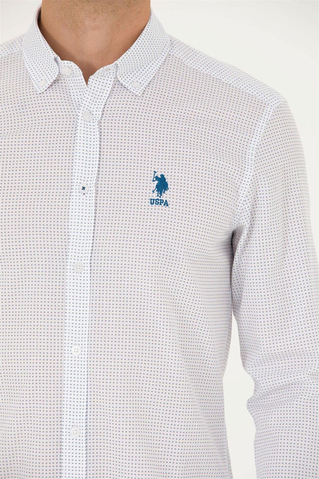 U. S. Polo Assn Мужская рубашка Saks с длинным рукавом - U.s. polo assn фото 7