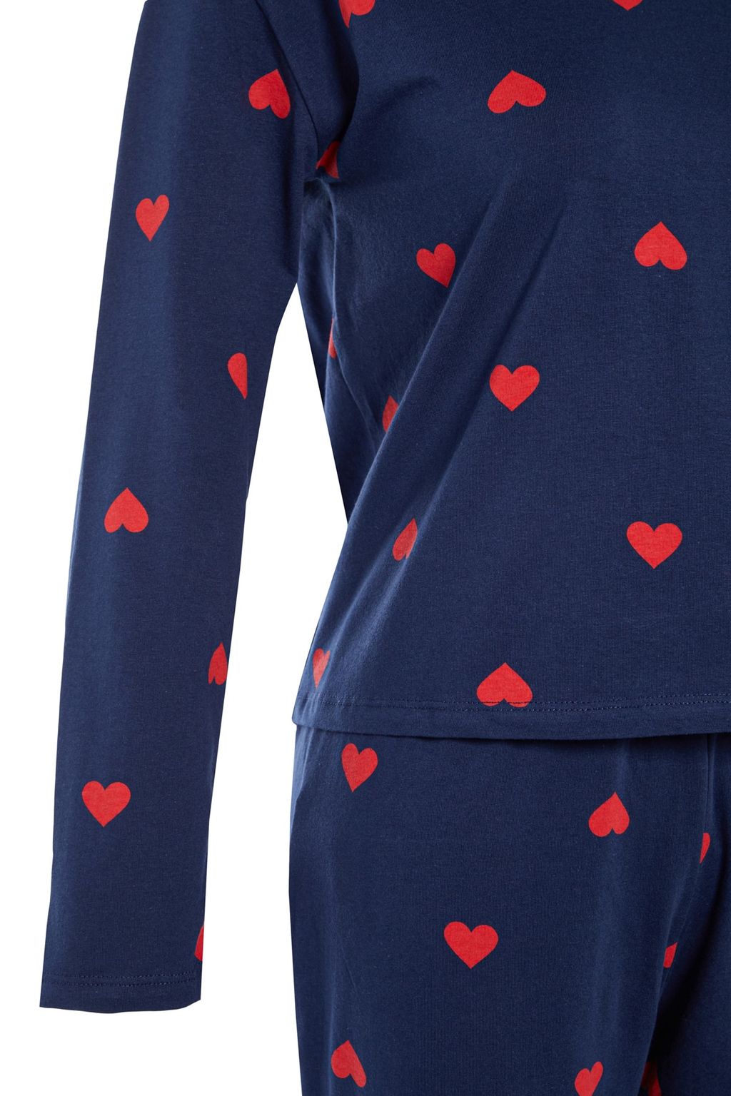 Trendyolmilla Beyaz %100 Pamuklu Kalpli Orme Pijama Tak?m? THMAW21PT0566 фото 34